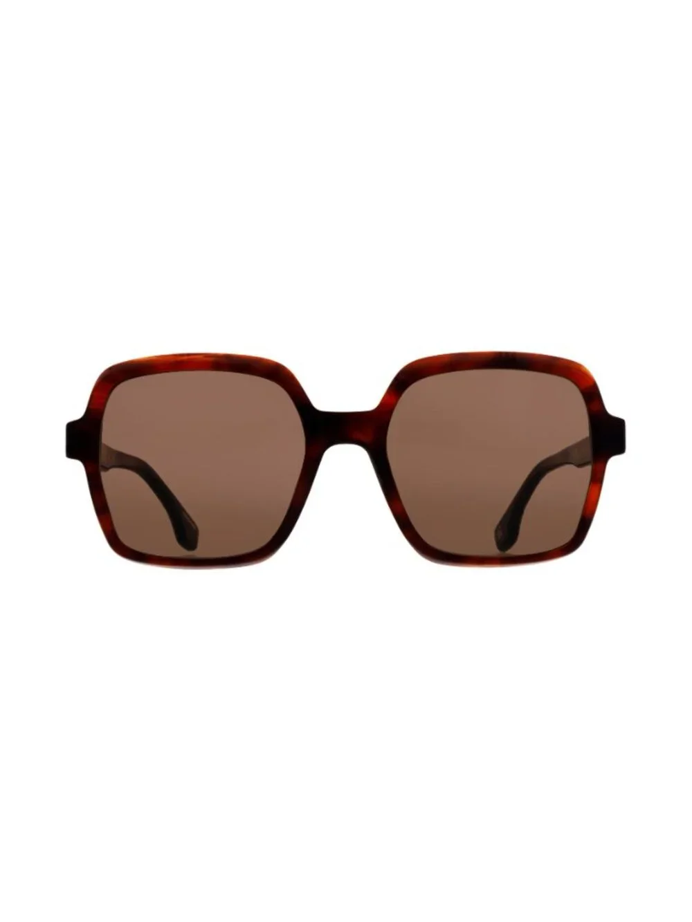 New Raval Eyewear Women's Sunglasses Havana Square Brown Lens Acetate Frame DESI